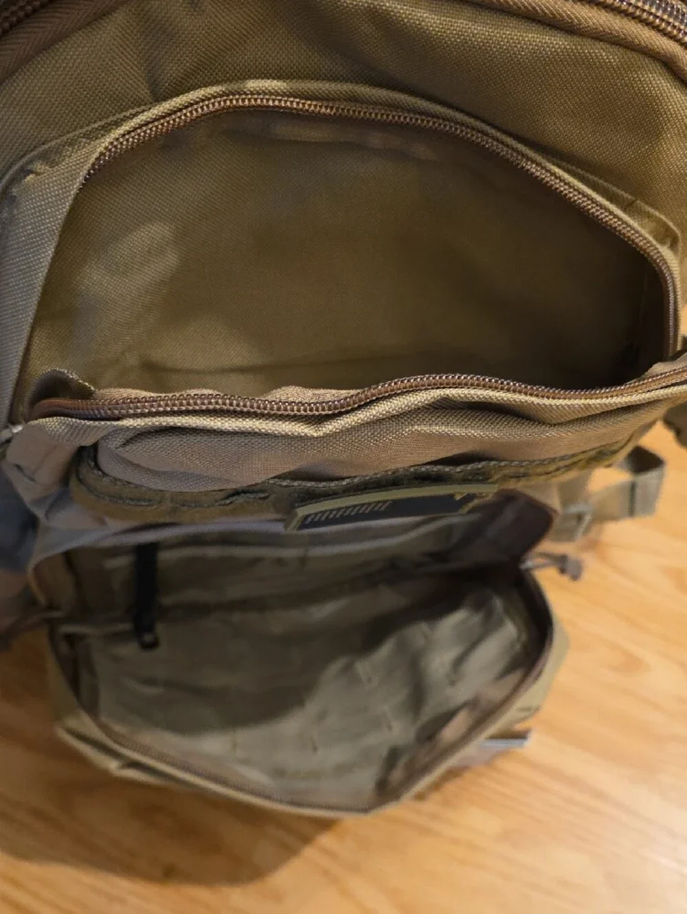 EAST WEST USA Tactical Military-Style Backpack - Khaki